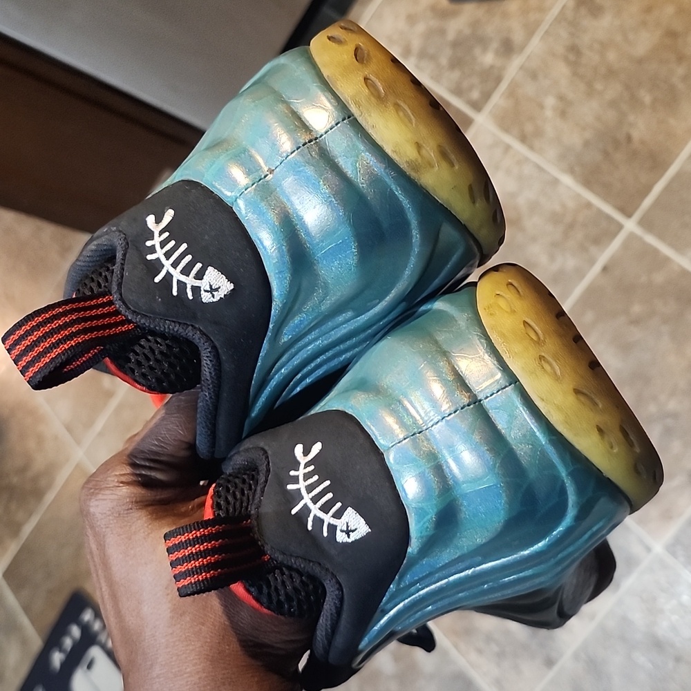 Nike Foamposites Gone Fishing colorway